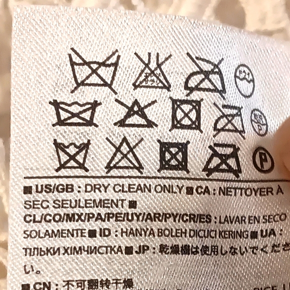 Banana Republic Eyelet Boho Chic White Blouse  Lg Lined 3/4 Sleeve Versatile - Picture 6 of 11